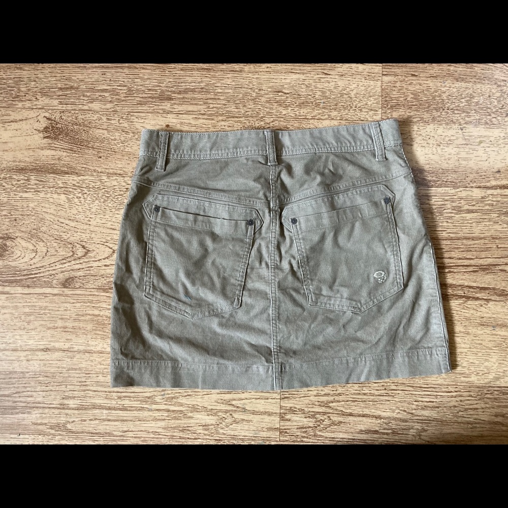 Mountain HardWear Gray  Corduroy Mini Skirt 6
